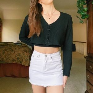 Showpo White Denim Skirt